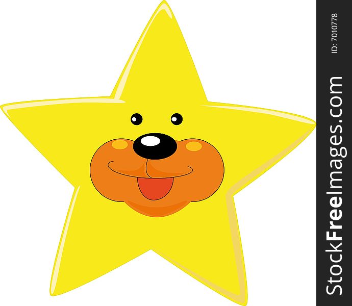 A picture of a cute star