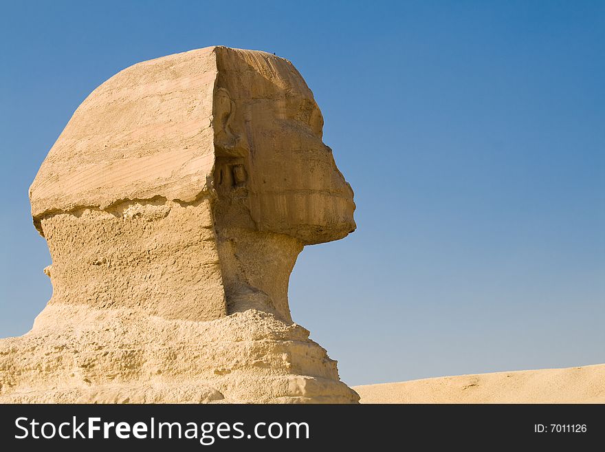 The Sphinx in Giza, near Cairo, Egypt