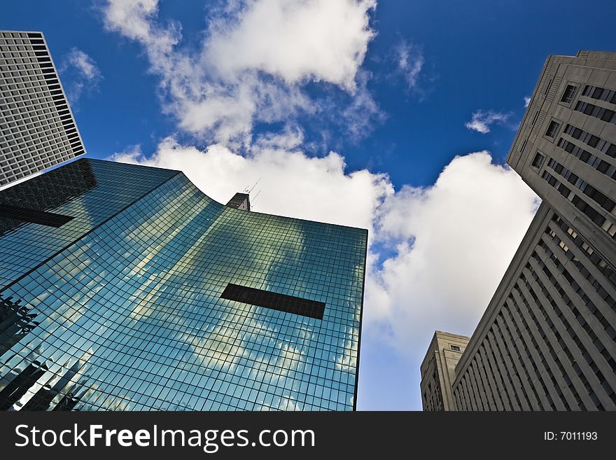 Look Up! - skyscrapers in Downtown Chicago.