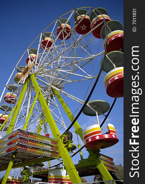 Ferris wheel at village fair