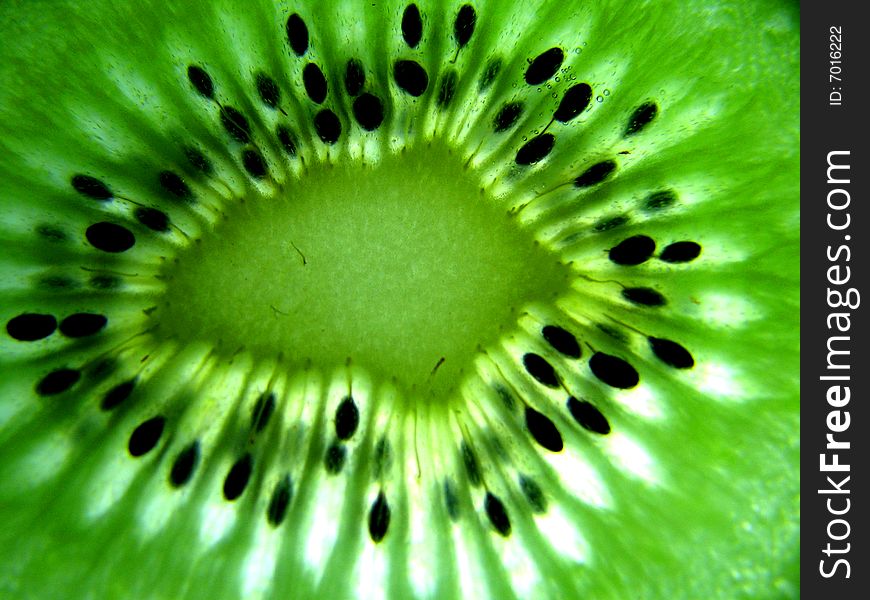 Macro Photo Of Kiwifruit