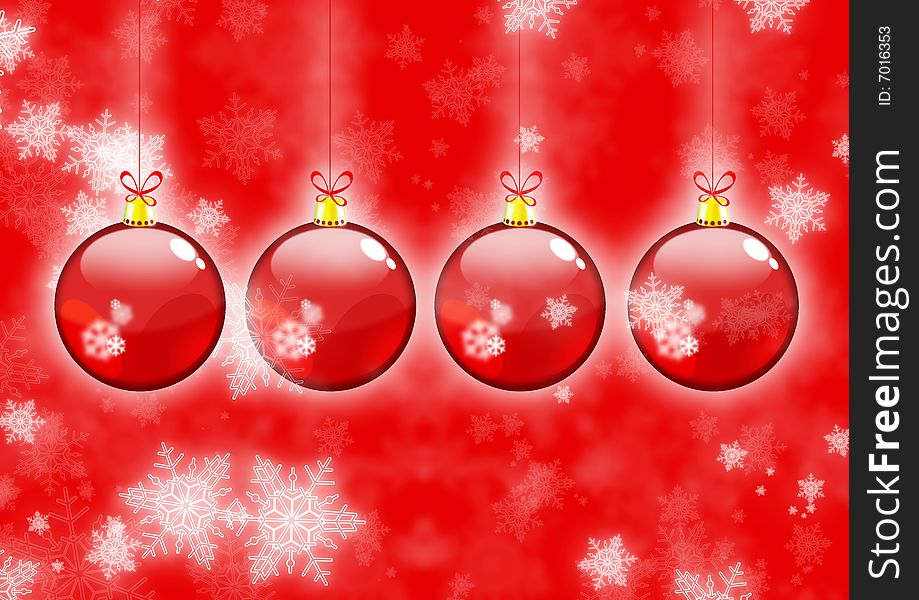Xmas background in red colors