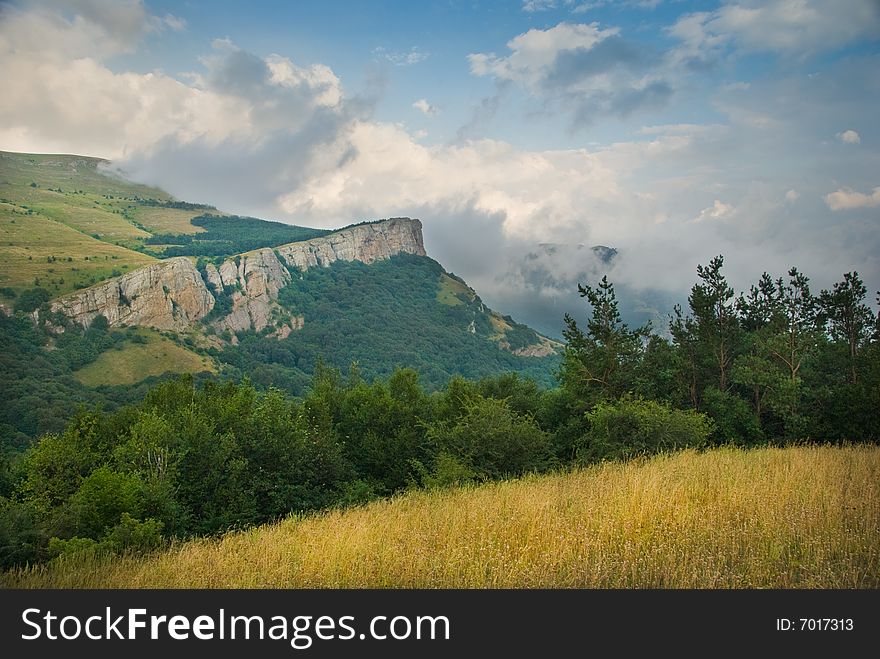 Summer mountain landscape in Crimea, Ukraine. Summer mountain landscape in Crimea, Ukraine