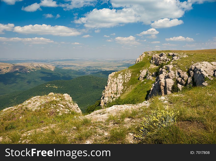 Summer mountain landscape in Crimea, Ukraine. Summer mountain landscape in Crimea, Ukraine