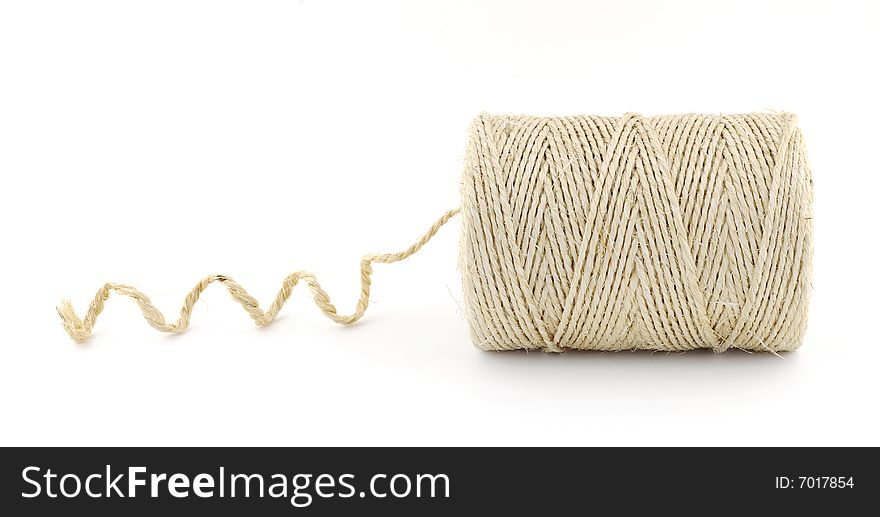 Coil of rope with a tail