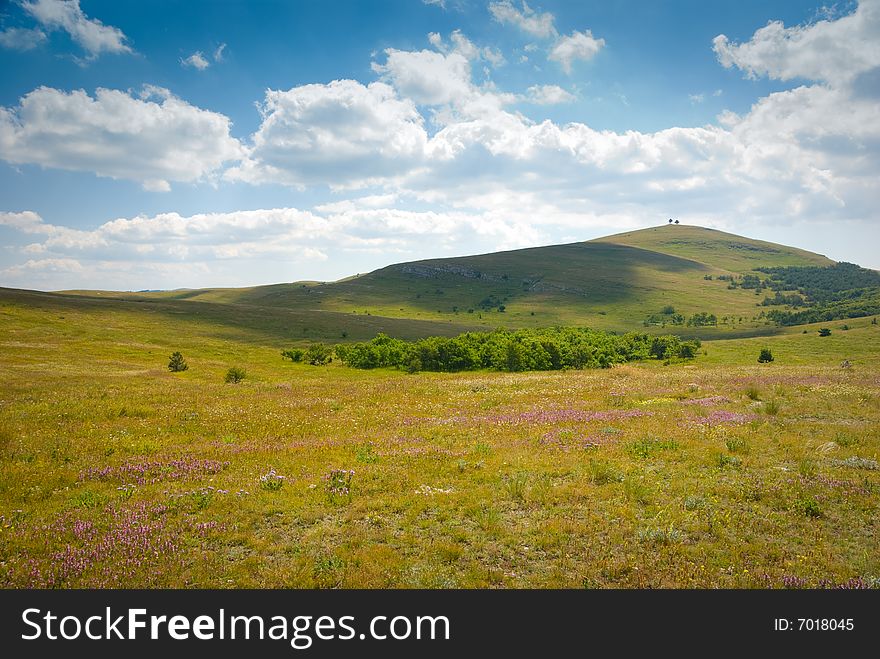 Summer mountain landscape in Crimea, Ukraine. Summer mountain landscape in Crimea, Ukraine