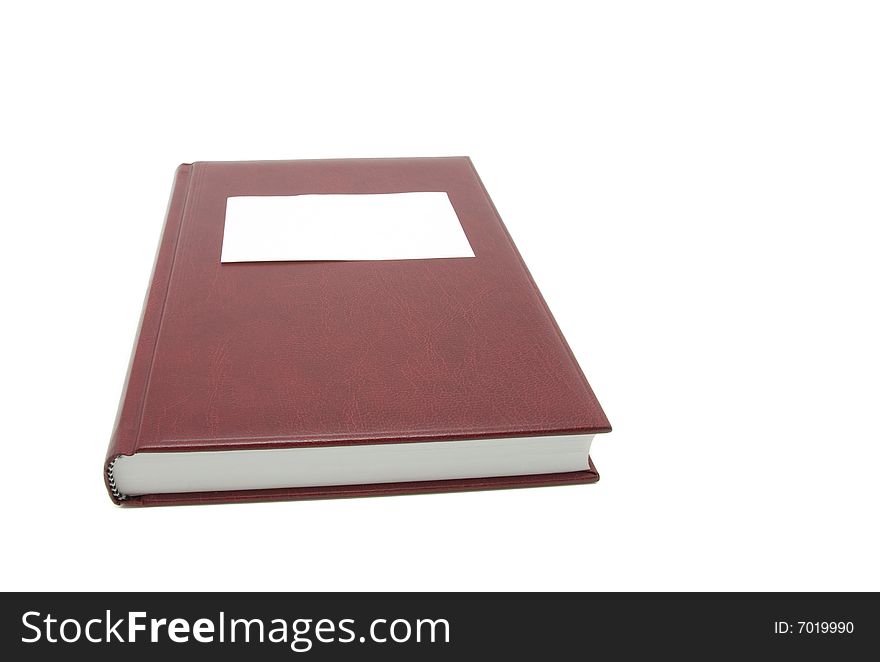 Notebook  isolated on a white background