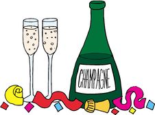 Champagne Bottle And Glasses Royalty Free Stock Photo Champagne Bottle And Glasses Royalty Free Stock Photo