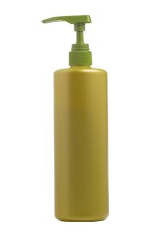 Green Bottle With Pump Royalty Free Stock Images Green Bottle With Pump Royalty Free Stock Images