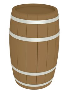 Wooden Barrel Royalty Free Stock Photo Wooden Barrel Royalty Free Stock Photo