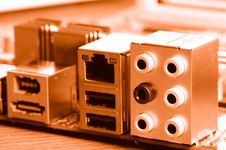 Close-up Mother Board Background Royalty Free Stock Image Close-up Mother Board Background Royalty Free Stock Image