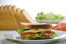 A Delicious And Healthy Sandwich Stock Photos A Delicious And Healthy Sandwich Stock Photos