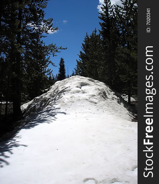 Snow-pile