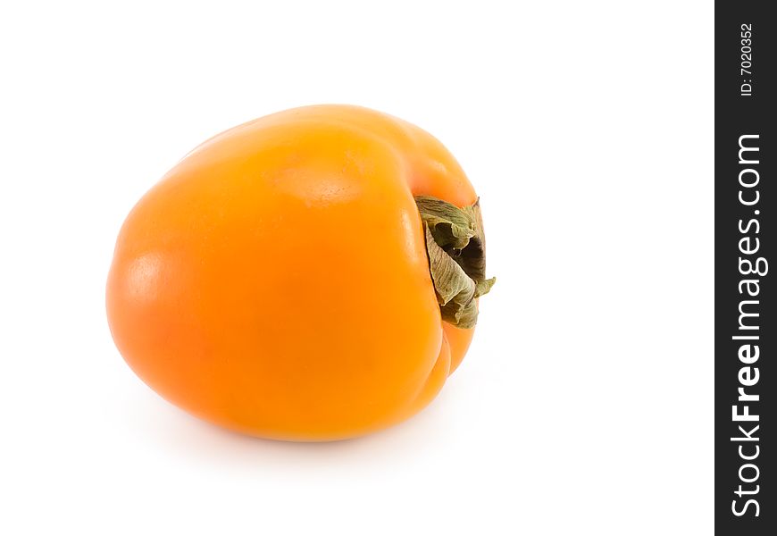 Persimmon  isolated on a white background