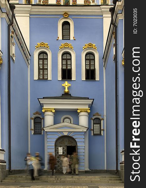 Entrance to Saint Mikhails Cathedral, Kyiv, Ukraine. Entrance to Saint Mikhails Cathedral, Kyiv, Ukraine.
