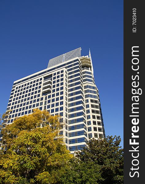 Modern Highrise Building in Midtown Atlanta. Modern Highrise Building in Midtown Atlanta