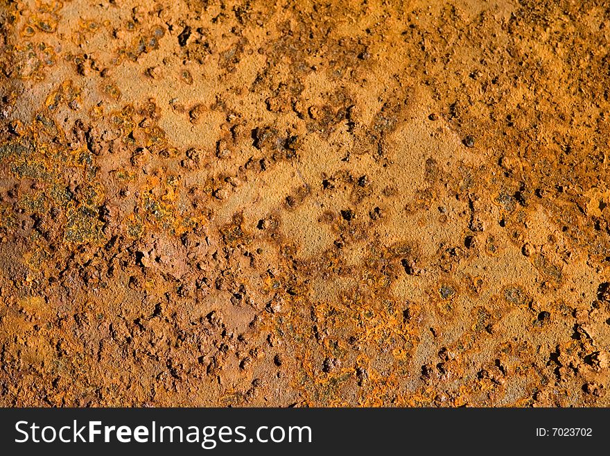 Old iron rusty surface. close up