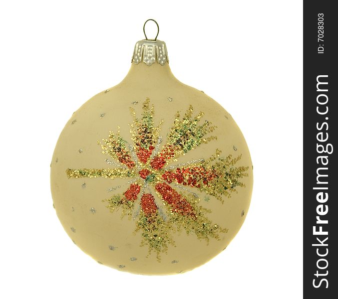 Isolated Christmastree Ornament