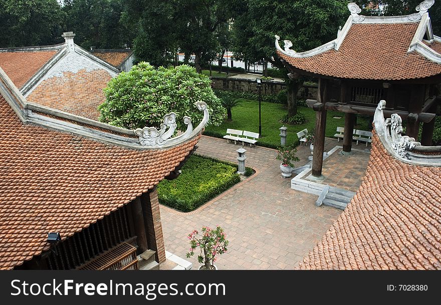 This was taken at the Temple of Literature in Hanoi. This temple is dedicated to Confucius, a Chinese philosopher who put much emphasis on learning. The dragon in Asia is associated with success and power. This was taken at the Temple of Literature in Hanoi. This temple is dedicated to Confucius, a Chinese philosopher who put much emphasis on learning. The dragon in Asia is associated with success and power.