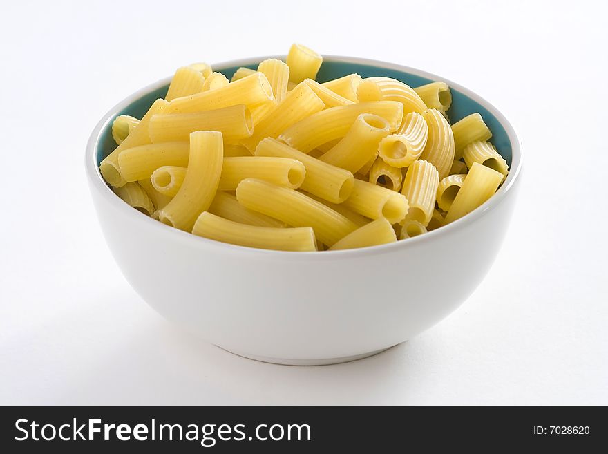 Fresh uncooked raw italian pasta