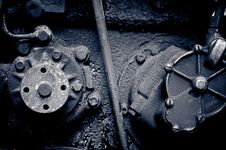 Old Diesel Engine Close-up Royalty Free Stock Photos Old Diesel Engine Close-up Royalty Free Stock Photos