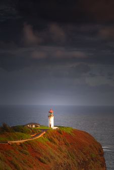 Kilauea Lighthouse Royalty Free Stock Photography