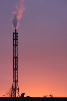 Smoke Stack. Royalty Free Stock Images Smoke Stack. Royalty Free Stock Images