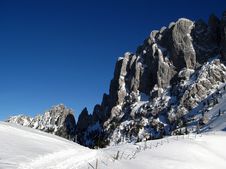 Gastlosen Mountain Range In Winter 06, Switzerland Royalty Free Stock Images Gastlosen Mountain Range In Winter 06, Switzerland Royalty Free Stock Images