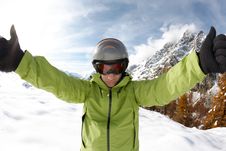 Skier Stock Image