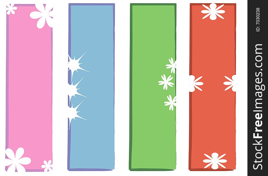 Illustration of vertical autumn banners. Illustration of vertical autumn banners