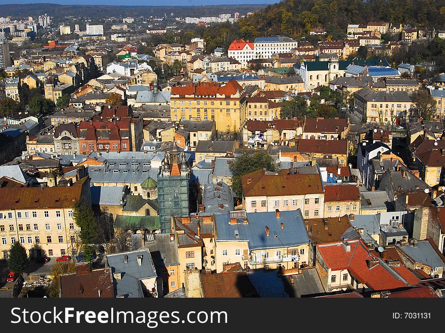 Panorama of old city