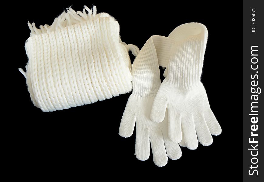 Woolen Scarf And Gloves