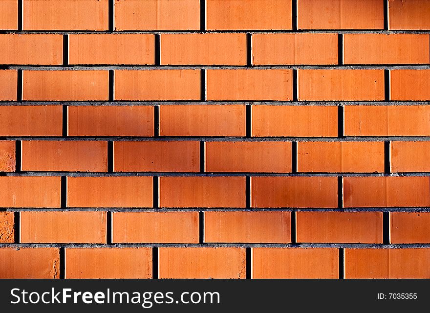 Close-up brick wall background