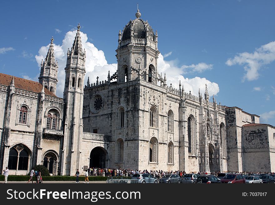 The Hieronymites Monastery is located in the Belem district of Lisbon. The monastery is one of the most prominent monuments in Lisbon and successful achievements of the Manueline style.