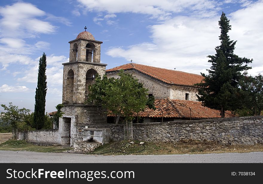 Old orthodox church in Greece