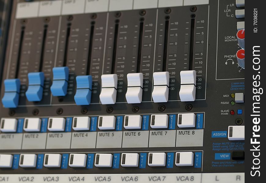 Audio Mixing Board