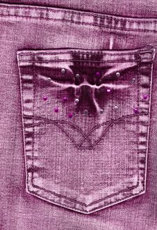 Jeans Pocket Royalty Free Stock Photo