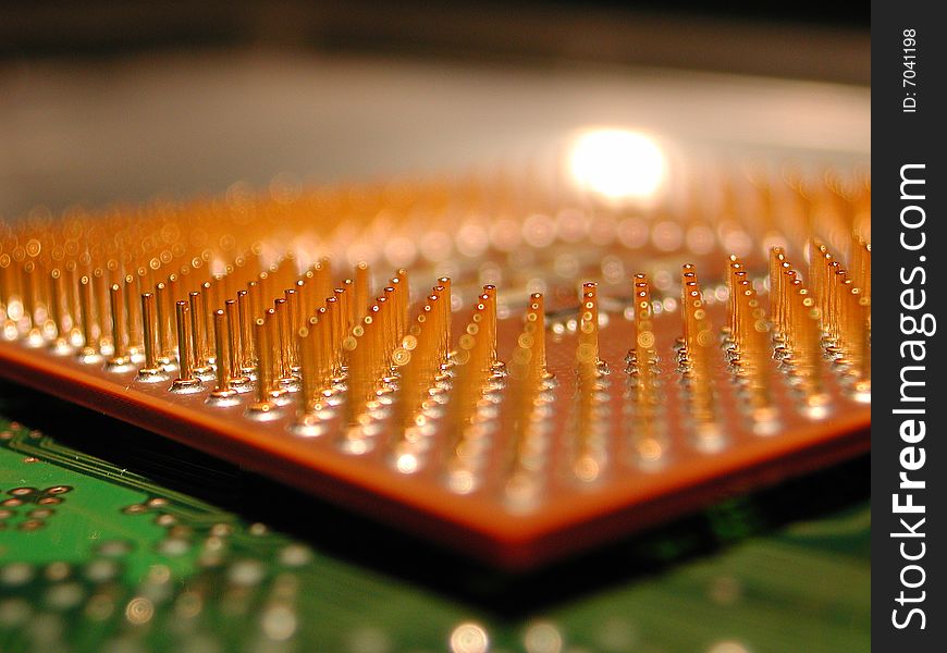Macro of processor on a circuit board