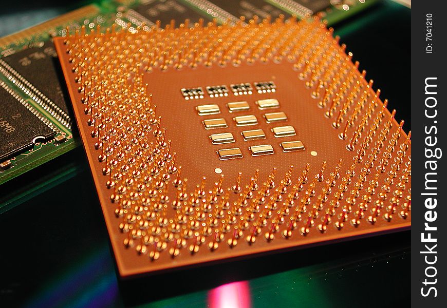 Macro of computer processor and memory