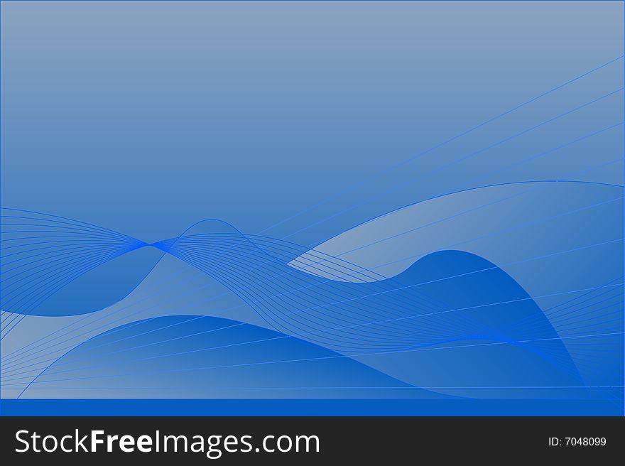 Abstract background of waves and lines