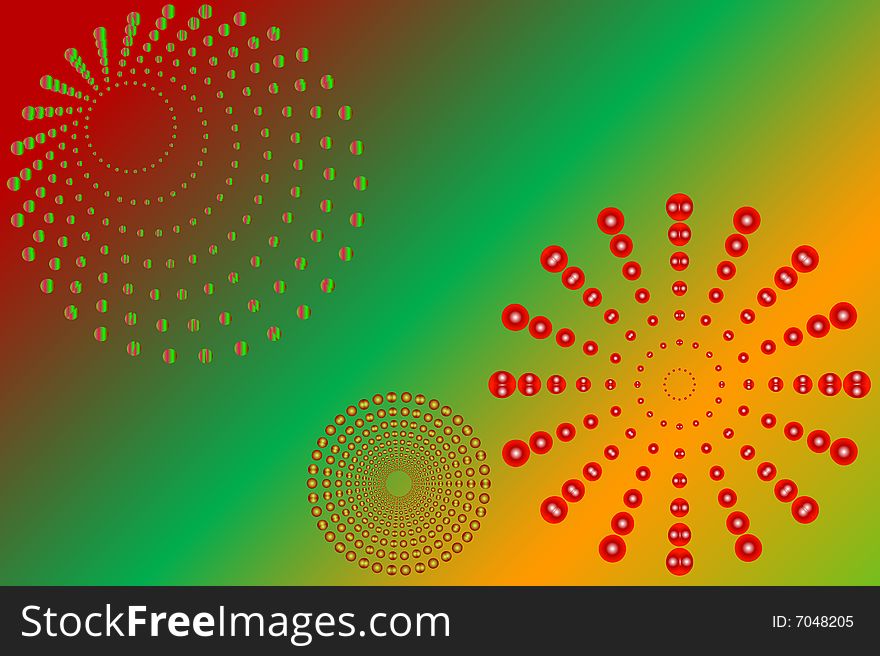 A background image of dots and circles. A background image of dots and circles