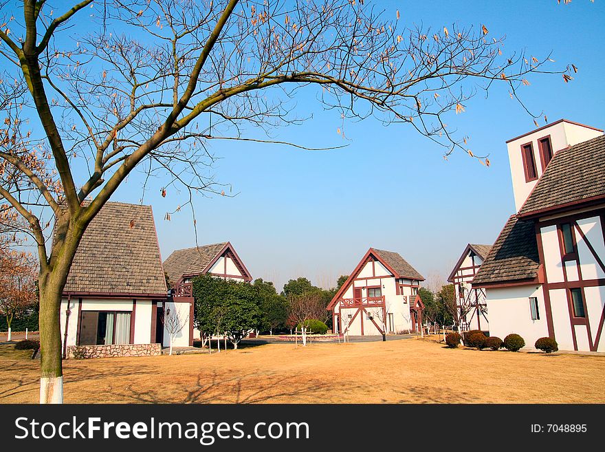 House in Residential area. Home