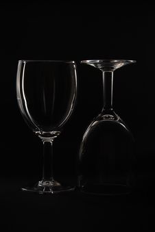 Wine Glasses. Royalty Free Stock Image