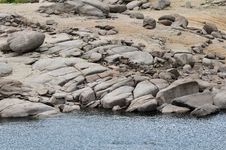 Stones Coast Line Royalty Free Stock Photo Stones Coast Line Royalty Free Stock Photo