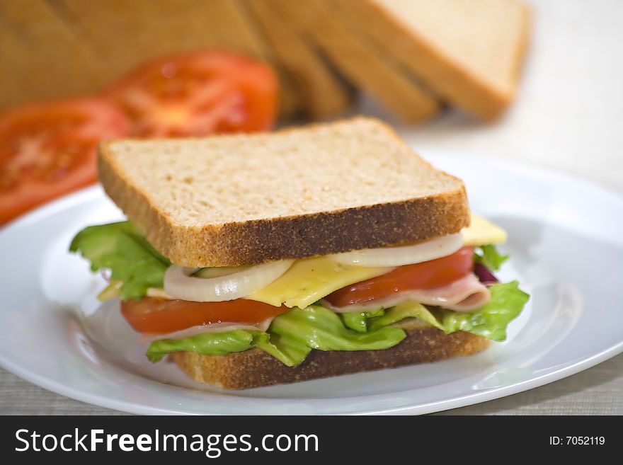 A Delicious And Healthy Sandwich