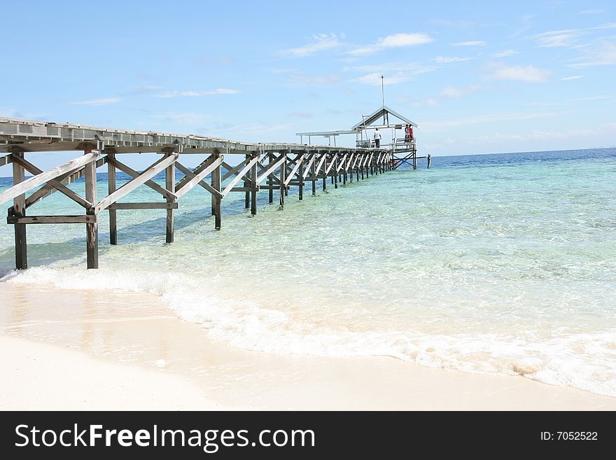 Located at panambungan island Makassar Indonesia, it was hot day. Located at panambungan island Makassar Indonesia, it was hot day