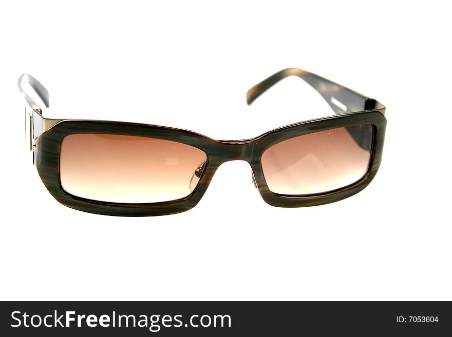 Photo of Brown Sunglasses isolated from white background