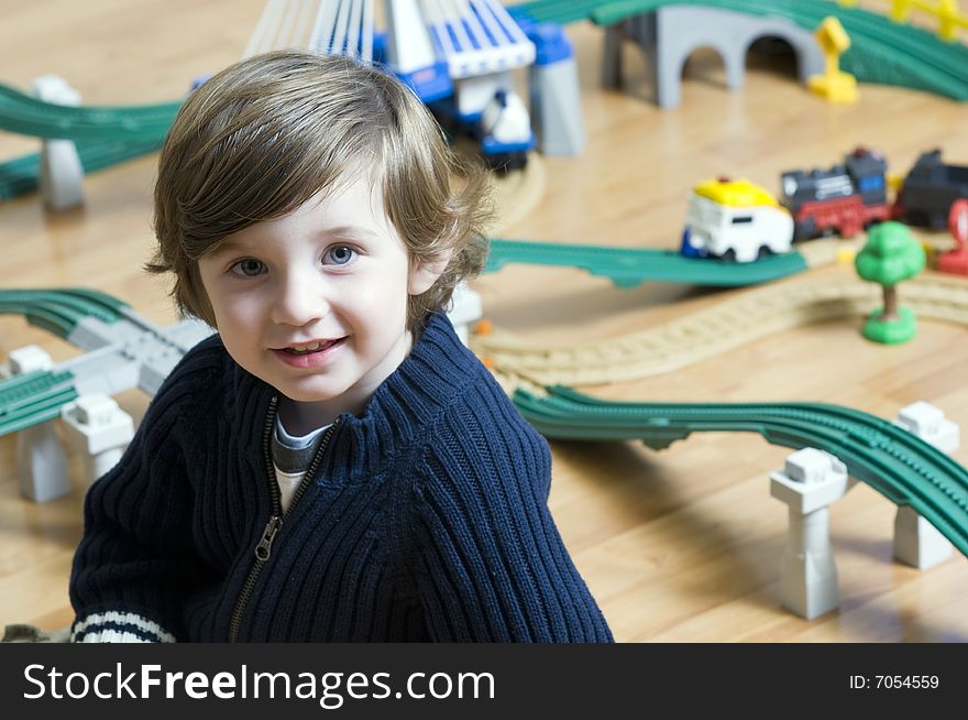 Portrait Of Little Boy Smiling