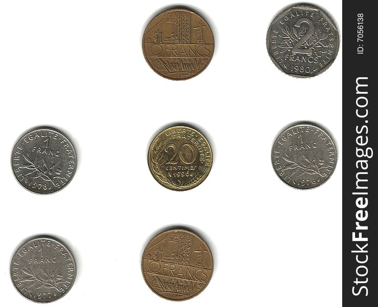 French coins