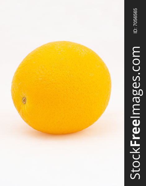 Orange on white background - isolated